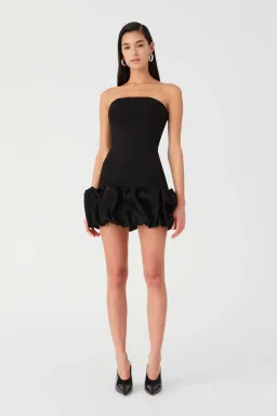 Misha Saphira Mini Dress Black Size 6/XS for rent on The Volte - image 1