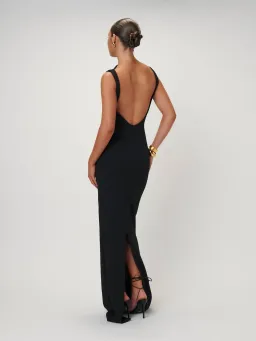 Effie Kats Verona Gown Black Size XS / AU 6 for rent on The Volte - image 2