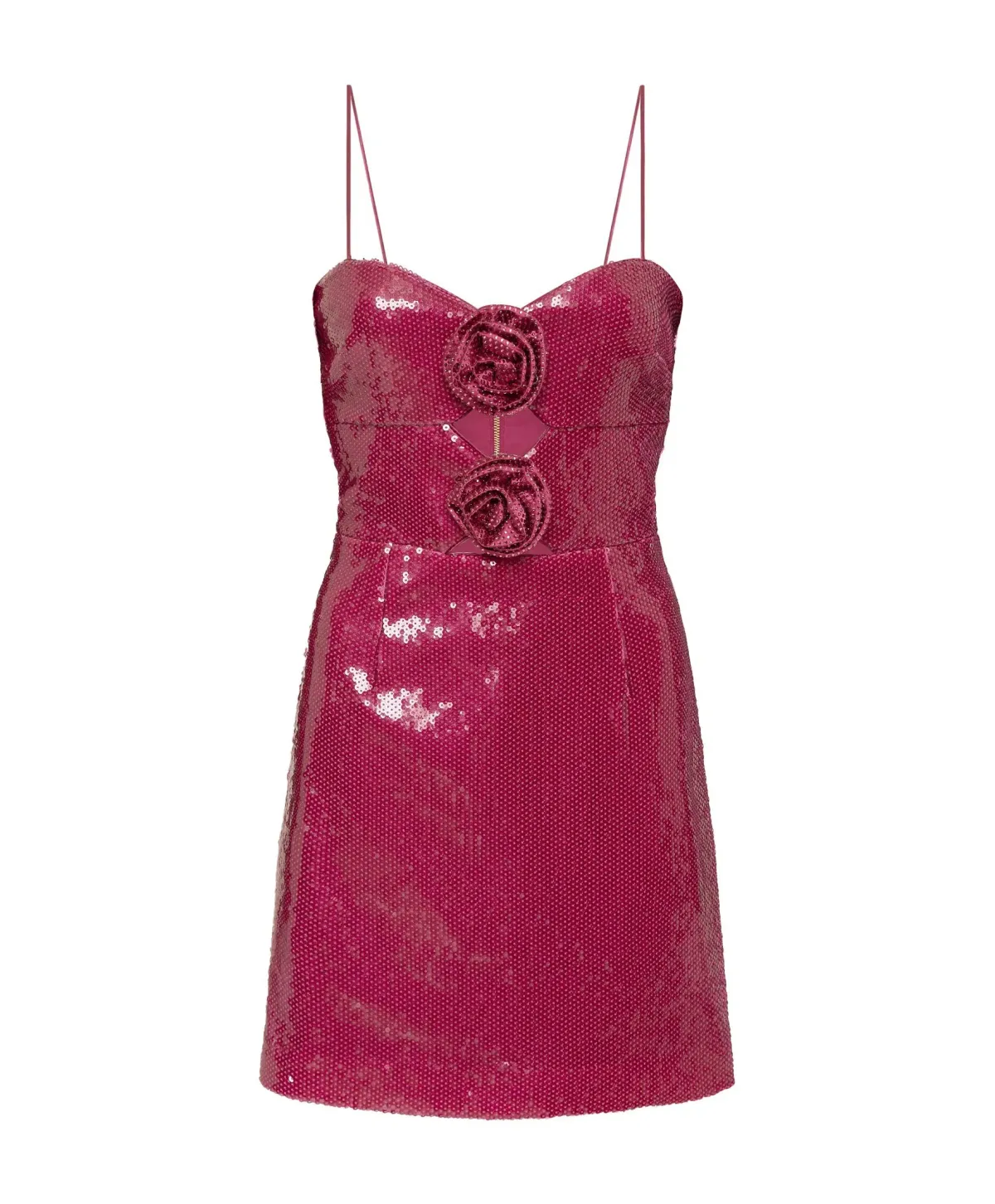 Rebecca Vallance Courtney Mini Dress Magenta Size 8 - Image 4