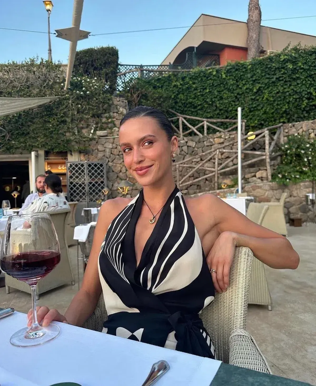 Sir the Label Realisme Wrap Halter Mini Dress Papier Size 8  - Image 4