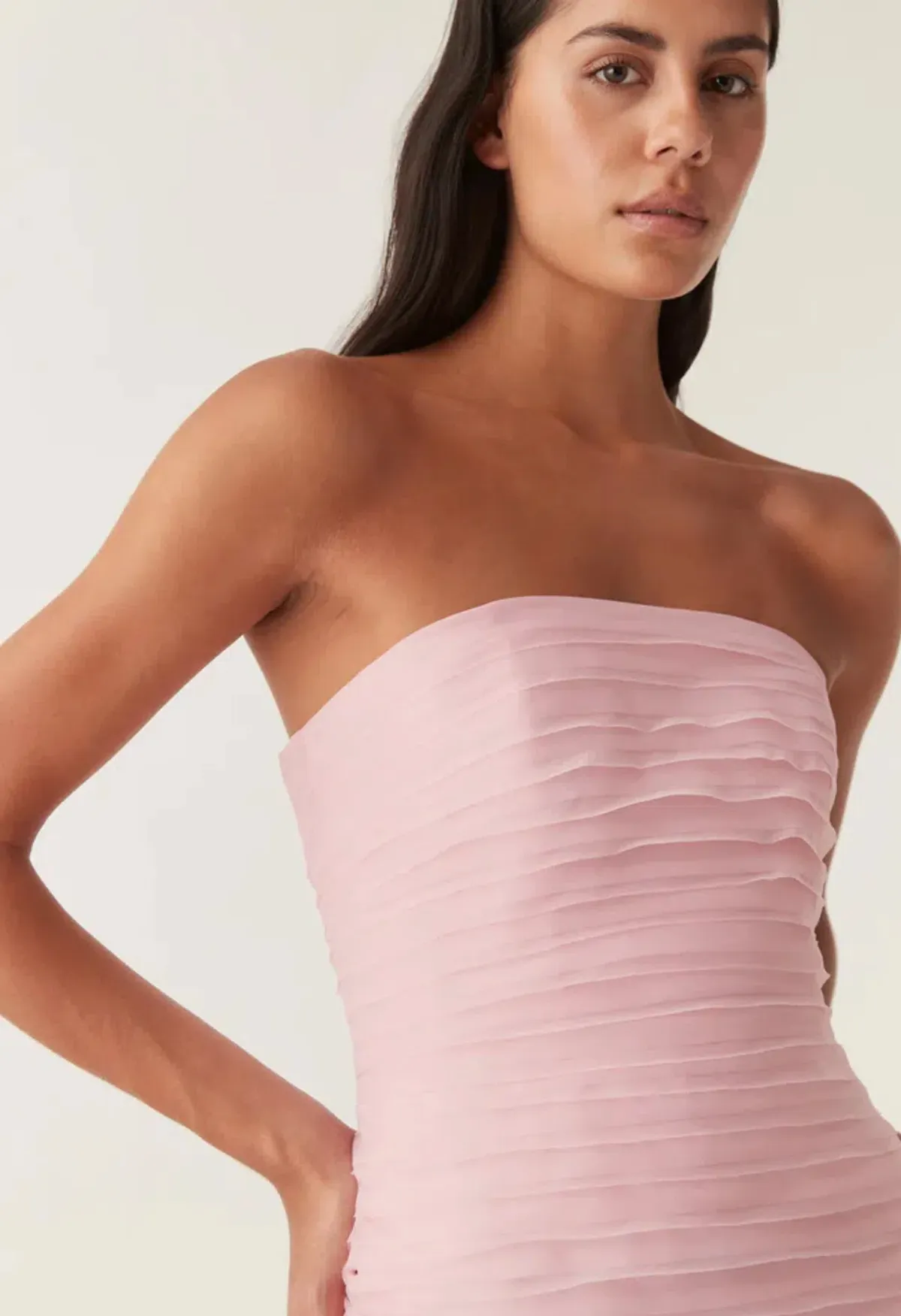 Aje Soundscape Maxi Dress Pink Size 8 - Image 5