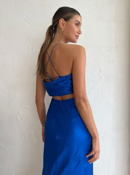 Ginia Marni Dress Blue Size XS/Au 6  for rent on The Volte - image 3