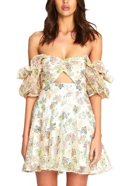 Alice Mccall Celestial Mini Dress In Mint Size 6 for rent on The Volte - image 2