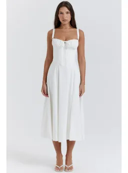 House of CB Carmen Dress White Size S / AU 8 for rent on The Volte - image 2