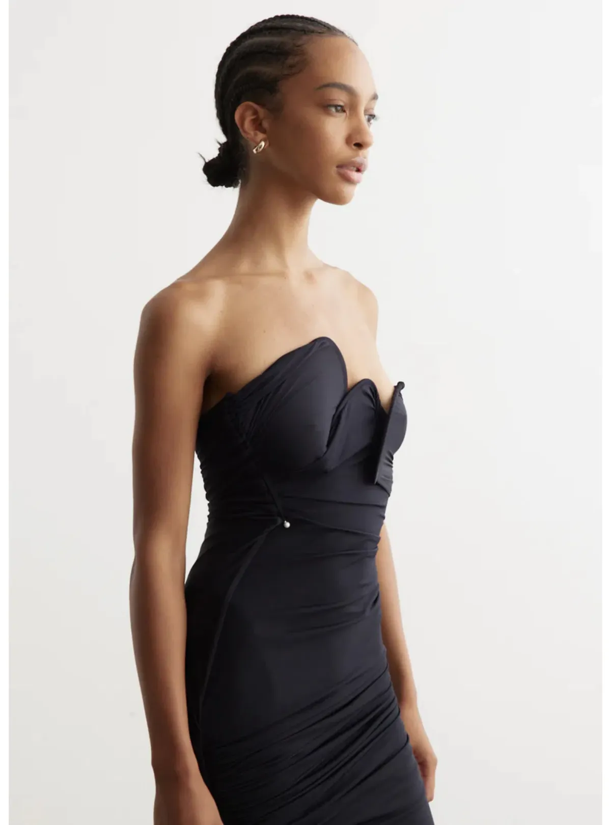 Christopher Esber Encompassed Loop Bodice Dress Black Size AU 6 - Image 3