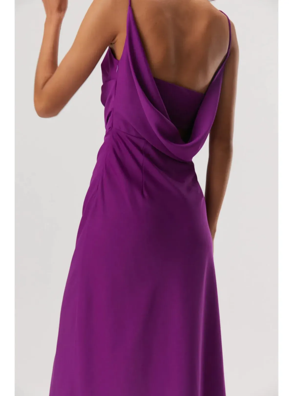 MISHA Alden Midi Dress Prism Violet Size 6/XS - Image 3