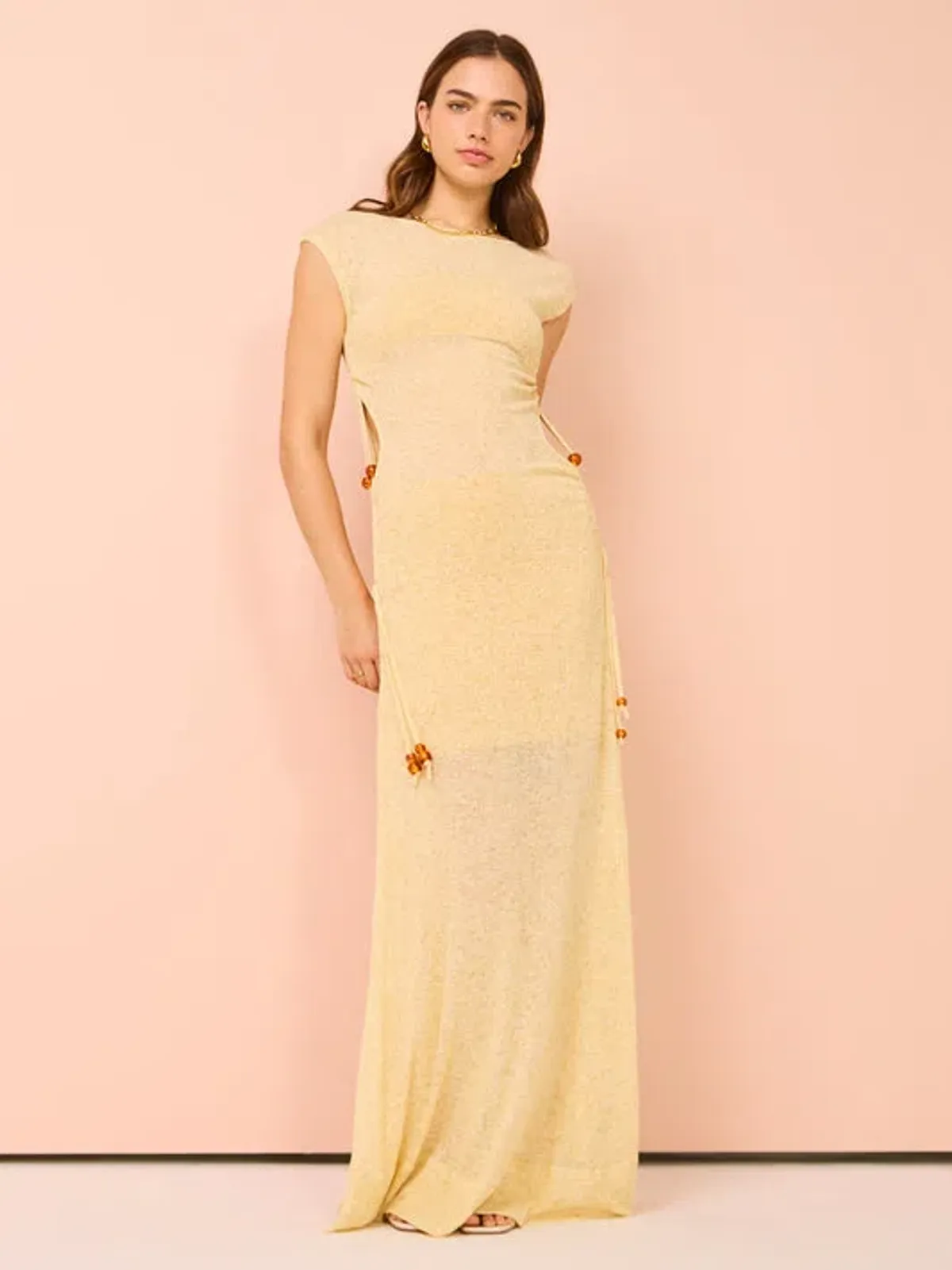 Tojha Ayanna Dress Sorbet Yellow Size 6 - Image 1