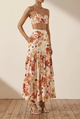 Shona Joy Kalani Pleated Bralette Multi Size AU 8 for rent on The Volte - image 3