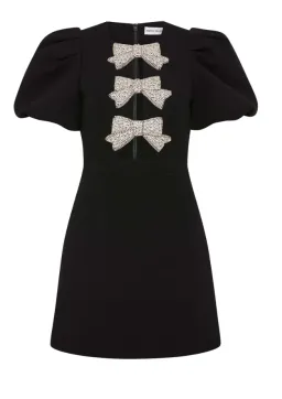 Rebecca Vallance Juliana Puff Sleeve Mini Dress Black Size 12 for rent on The Volte - image 5