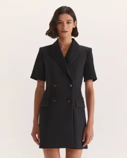Saba Dharma Blazer Mini Dress Black Size 10 for rent on The Volte - image 6
