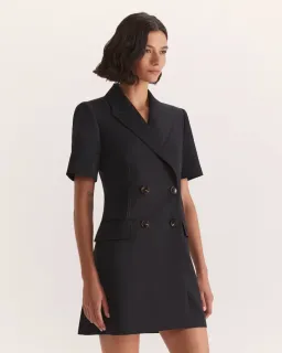 Saba Dharma Blazer Mini Dress Black Size 10 for rent on The Volte - image 2