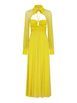 Alice McCall Sunset Kiss Midi Dress in Mango Size 12 for rent on The Volte - image 3