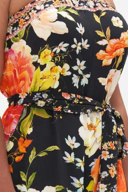 Camilla Secret History Tie Waist Strapless Jumpsuit Size XXL / AU 18 for rent on The Volte - image 4