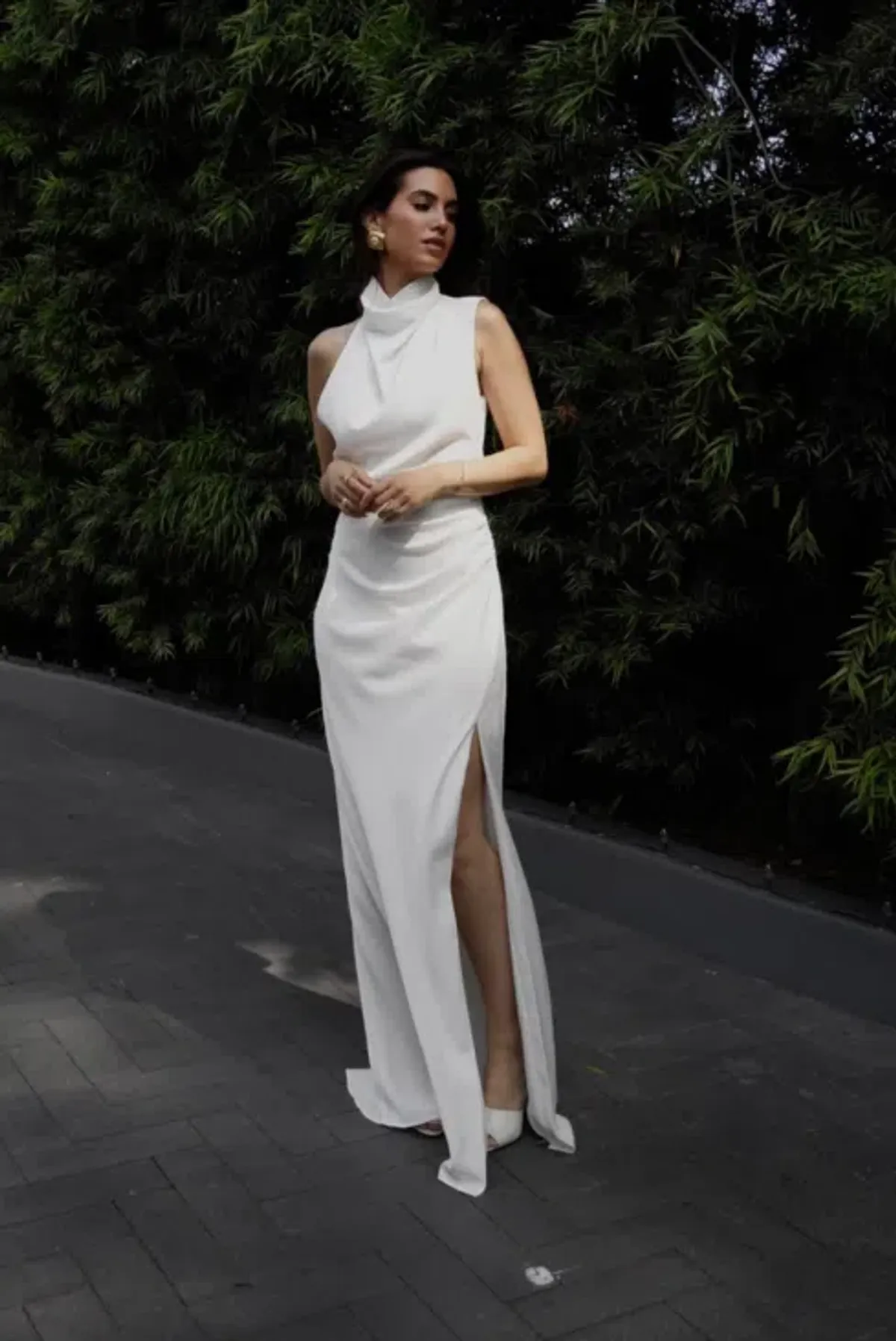 MISHA Constantina Gown Ivory Size 14  - Image 2