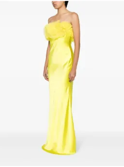 Rachel Gilbert Eyelar Gown Yellow Size 1  / AU 8 for rent on The Volte - image 3