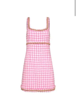 Rebecca Vallance Gabrielle Scoop Mini Dress Pink Size 6 for rent on The Volte - image 6