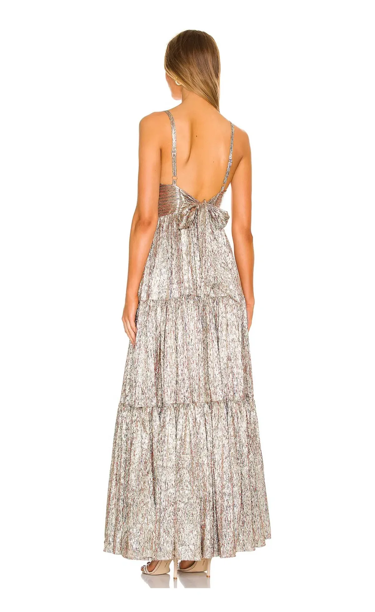 Sabina Musayev Pacific Dress Gold Foil Size XS/Au 8  - Image 5