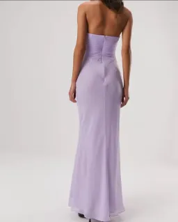 Misha Saga Maxi Dress In Violet Size 8  for rent on The Volte - image 4