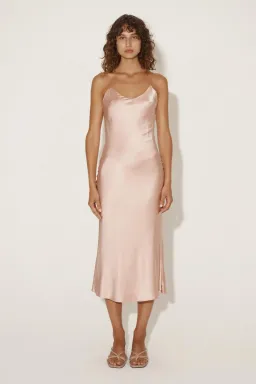 Hansen and Gretel Demi Slip Dress Blush Size 6 for rent on The Volte - image 1