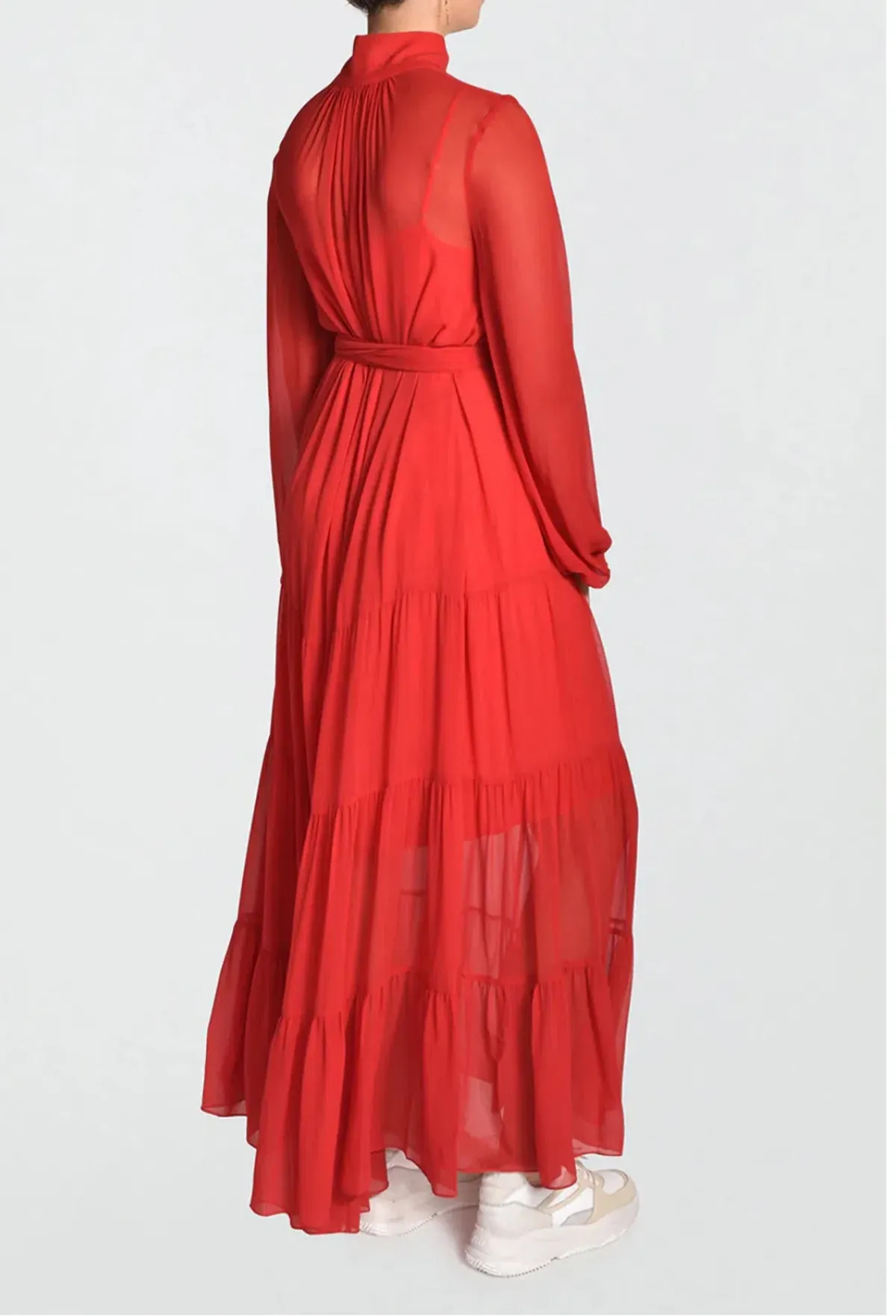 Husk Ruby Maxi Dress Chilli Red Size 12 - Image 2