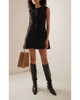 Anna Quan Sofia Mini Dress Black Size 12 for rent on The Volte - image 5