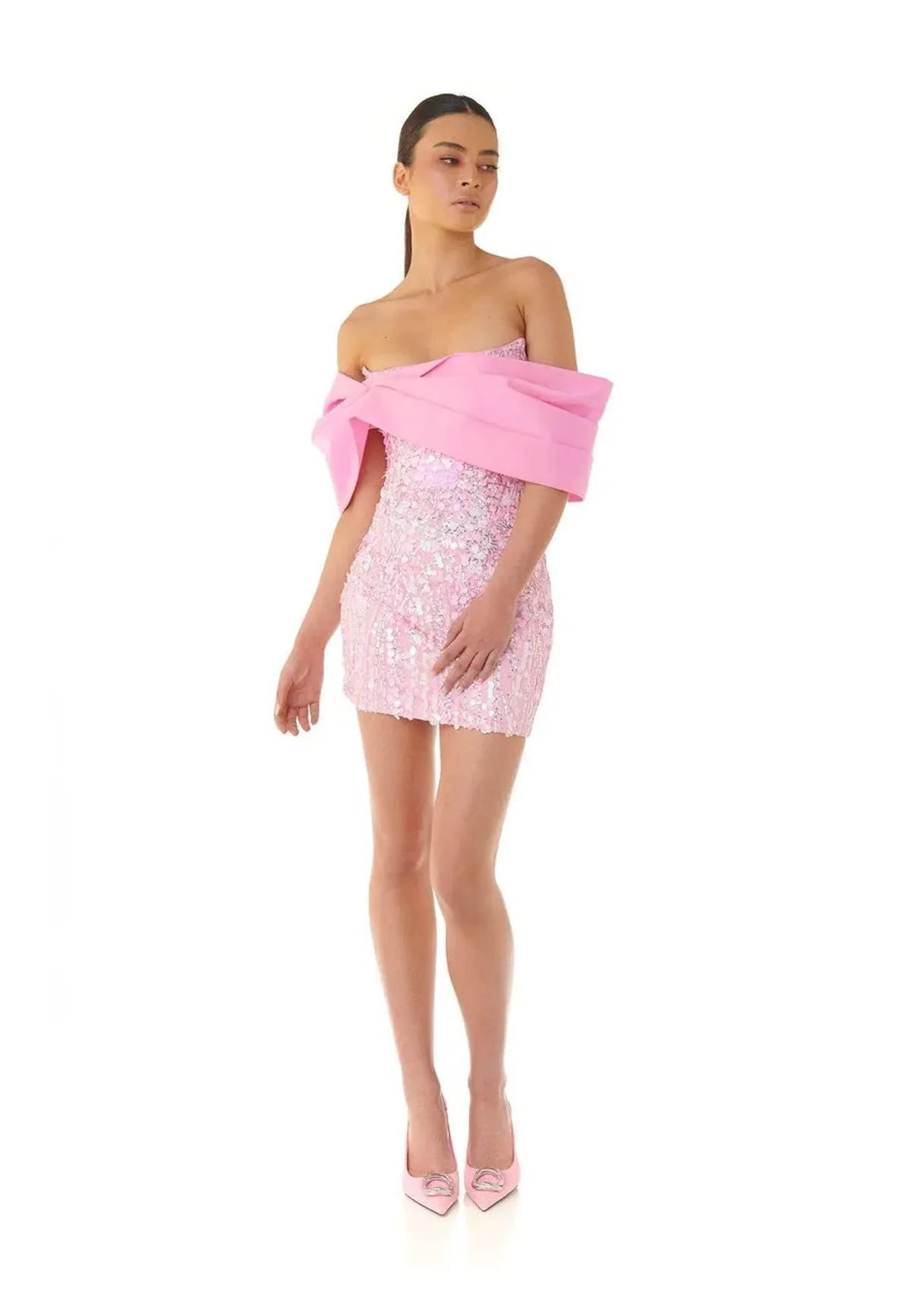 Eliya The Label Bianca Mini Dress in Pink Size Small / AU 8 - Image 2