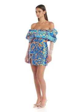 Eliya The Label Lola Mini Dress in Blue Size Small / AU 8 for rent on The Volte - image 4