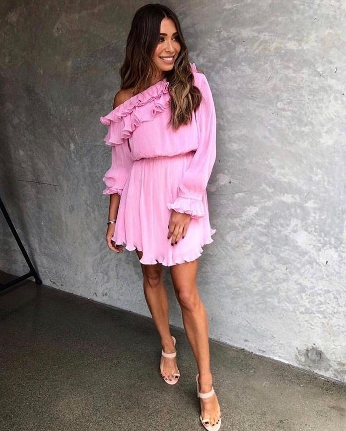 Mossman A Slice of Heaven Mini Dress Pink Size 12 - Image 3