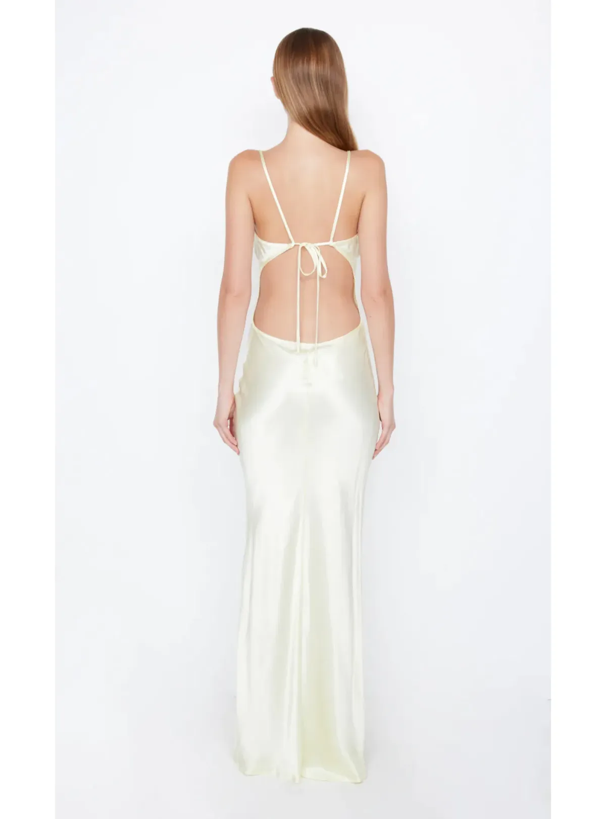 Bec & Bridge Cedar City Maxi Dress Ice Yellow Size AU 6 - Image 3