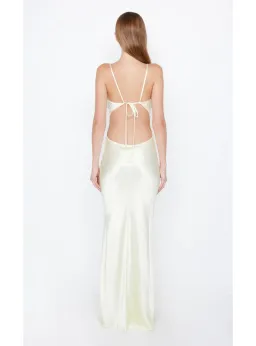 Bec & Bridge Cedar City Maxi Dress Ice Yellow Size AU 6 for rent on The Volte - image 3