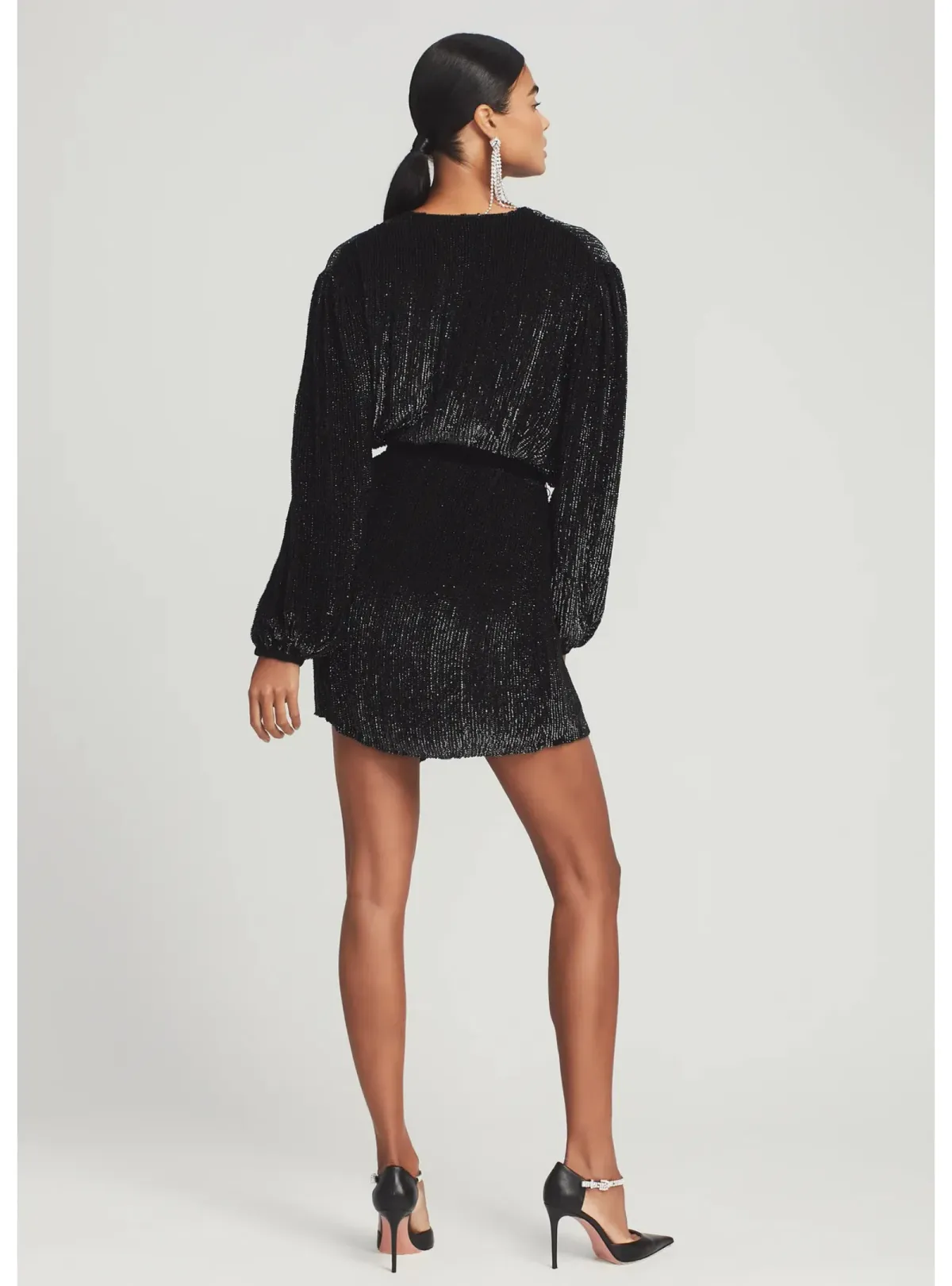 Retrofete Gabrielle Robe Dress In Black Size Small / AU 8 - Image 3