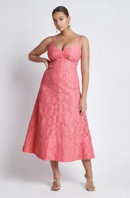 Sheike Whispers Lace Dress Candy Pink Size 14 for rent on The Volte - image 1