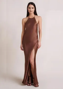 Bec & Bridge Annika Maxi Dress Chocolate Size 6 AU / 2 US for rent on The Volte - image 1