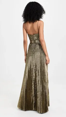Rebecca Vallance Josie Gown in Metallic Size 14 for rent on The Volte - image 4