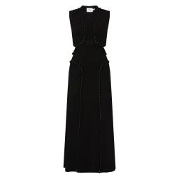 Aje Arp Cut Out Knit Midi Dress Black Size M / AU 10 for rent on The Volte - image 5