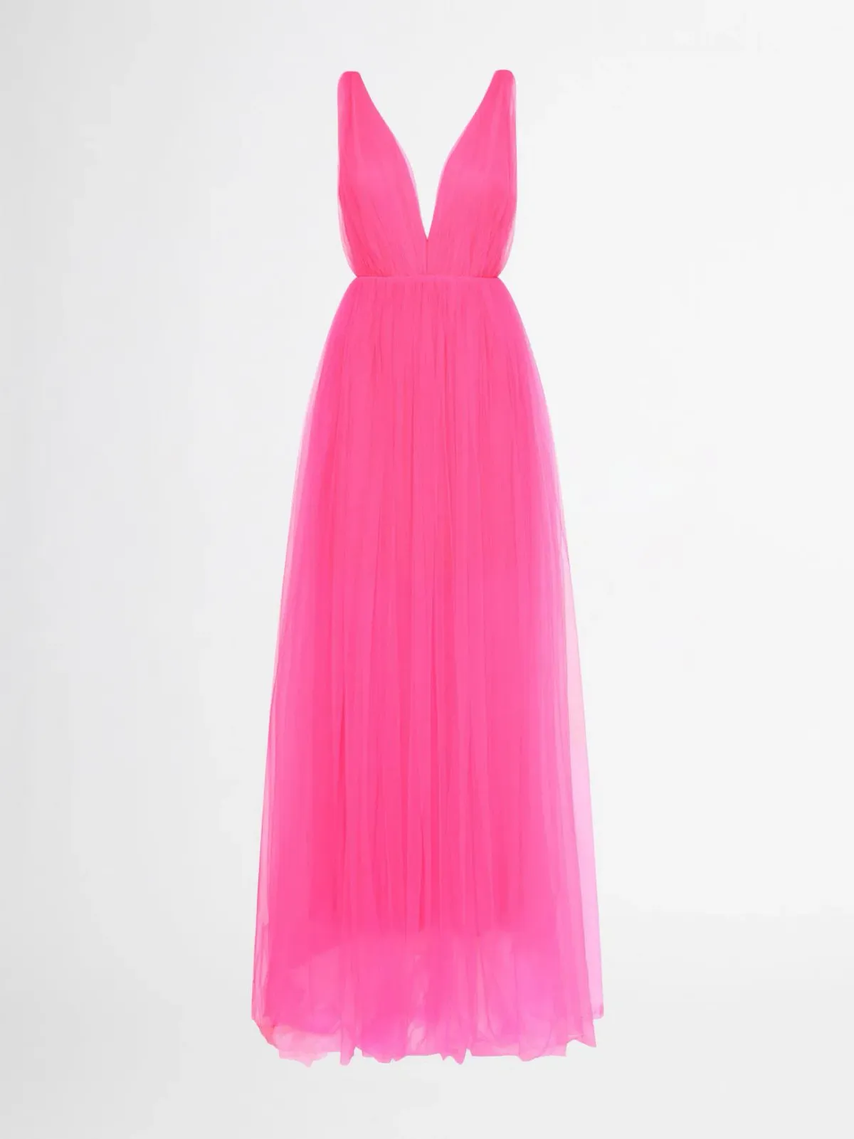 Sheike Imogen Maxi Dress Neon Pink Size 16 - Image 4