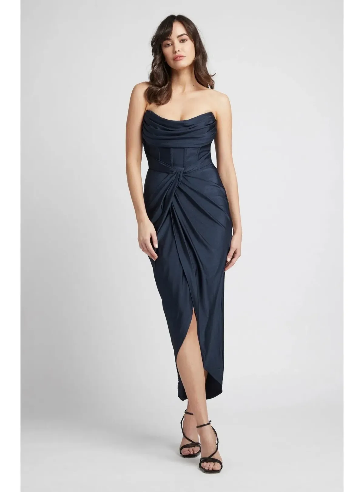 Sheike Cosmopolitan Dress In Navy Size AU 14  - Image 1