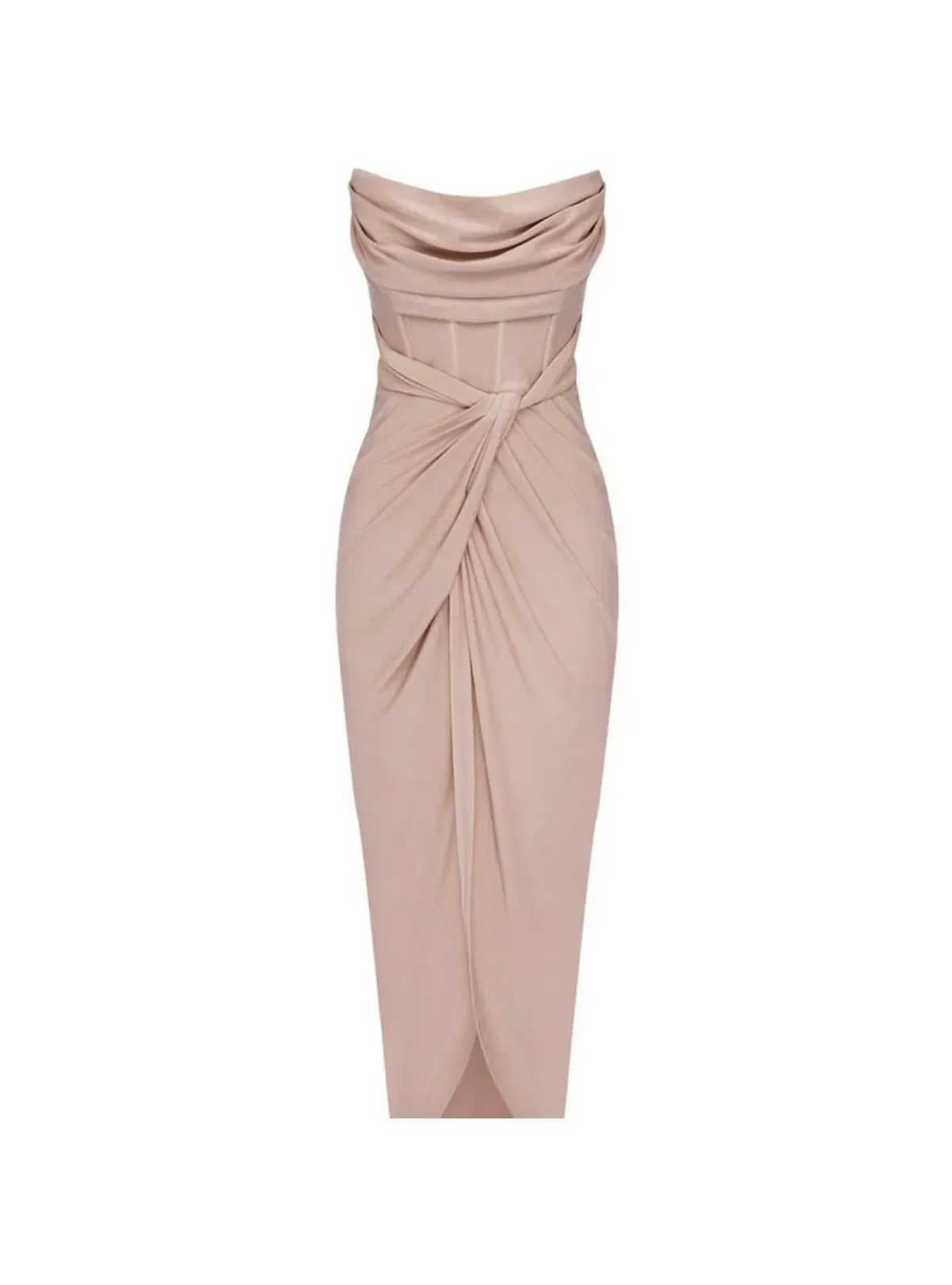 Sheike Cosmopolitan Dress in Blush Size AU 14  - Image 3