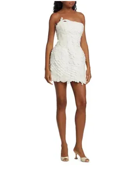 Zimmermann Tama Filigree Mini Dress Ivory Size 2 / AU 12  for rent on The Volte - image 1