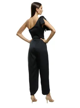 MISHA Joanna Jumpsuit Black Size 8  for rent on The Volte - image 3