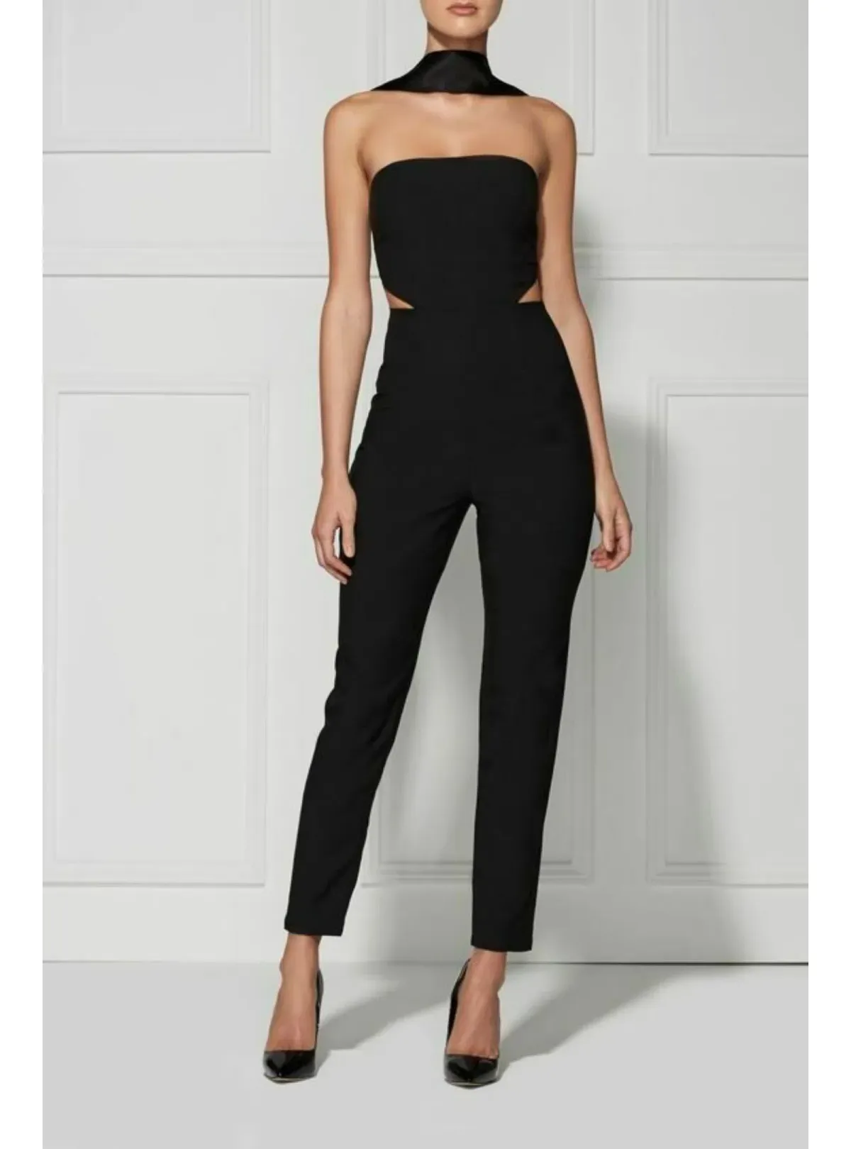 MISHA Christa Pantsuit Black Size 8  - Image 1