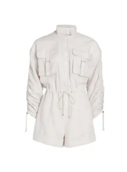 Zimmermann Utility Playsuit Dove Size 1 / AU 10  for rent on The Volte - image 4
