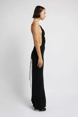Christopher Esber Sculpted Strap Negative Space Cami Dress Black Size 14 AU for rent on The Volte - image 2