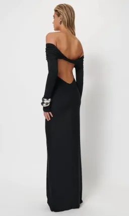 Effie Kats The Gwen Gown in Black Size 10 for rent on The Volte - image 4