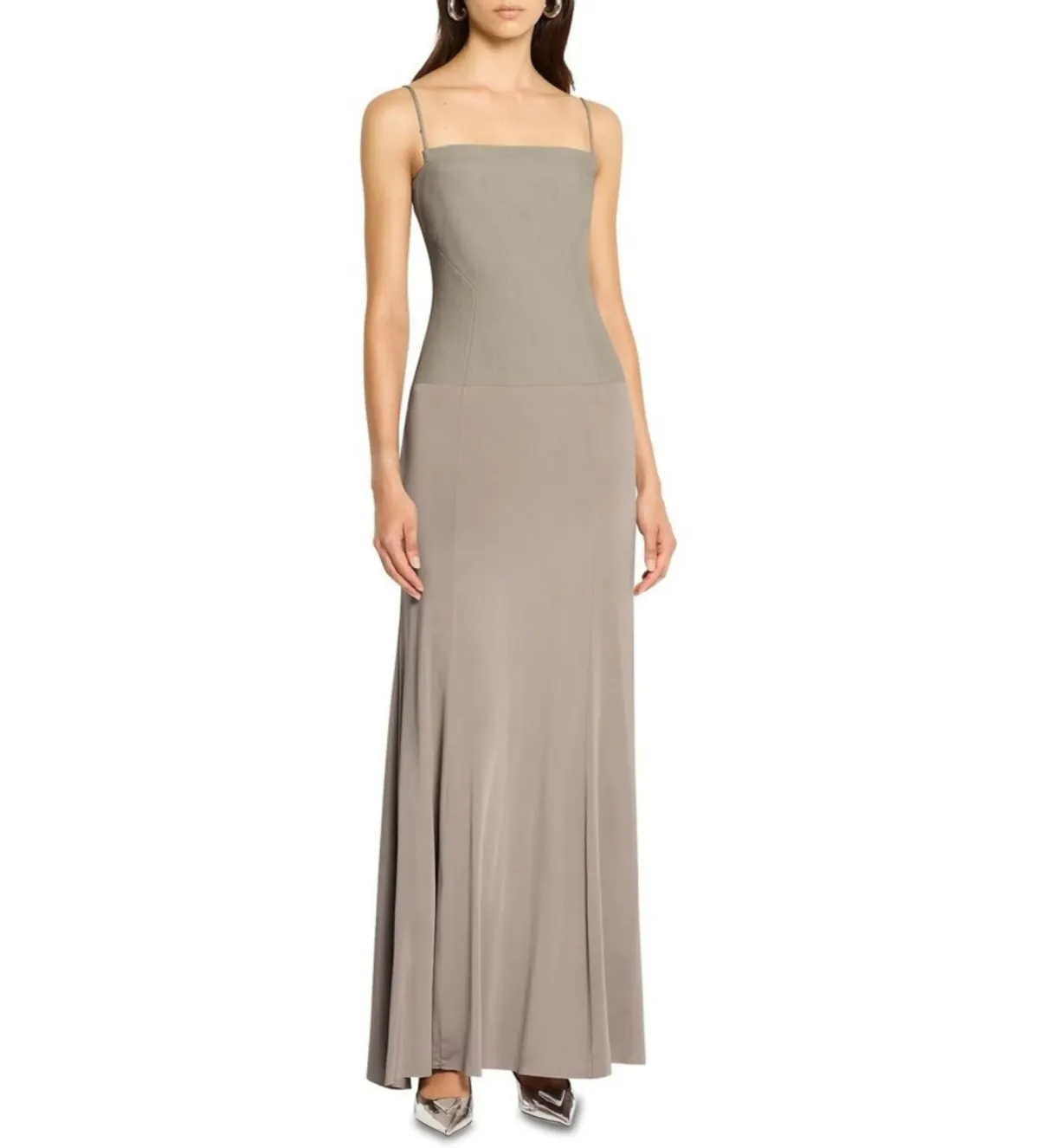 Sass & Bide On Your Mind Maxi Dress Soft Taupe Size 8 - Image 1