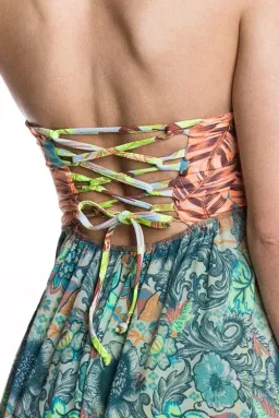 Maaji Swan Song Long Dress Multi Size S / AU 8 for rent on The Volte - image 4