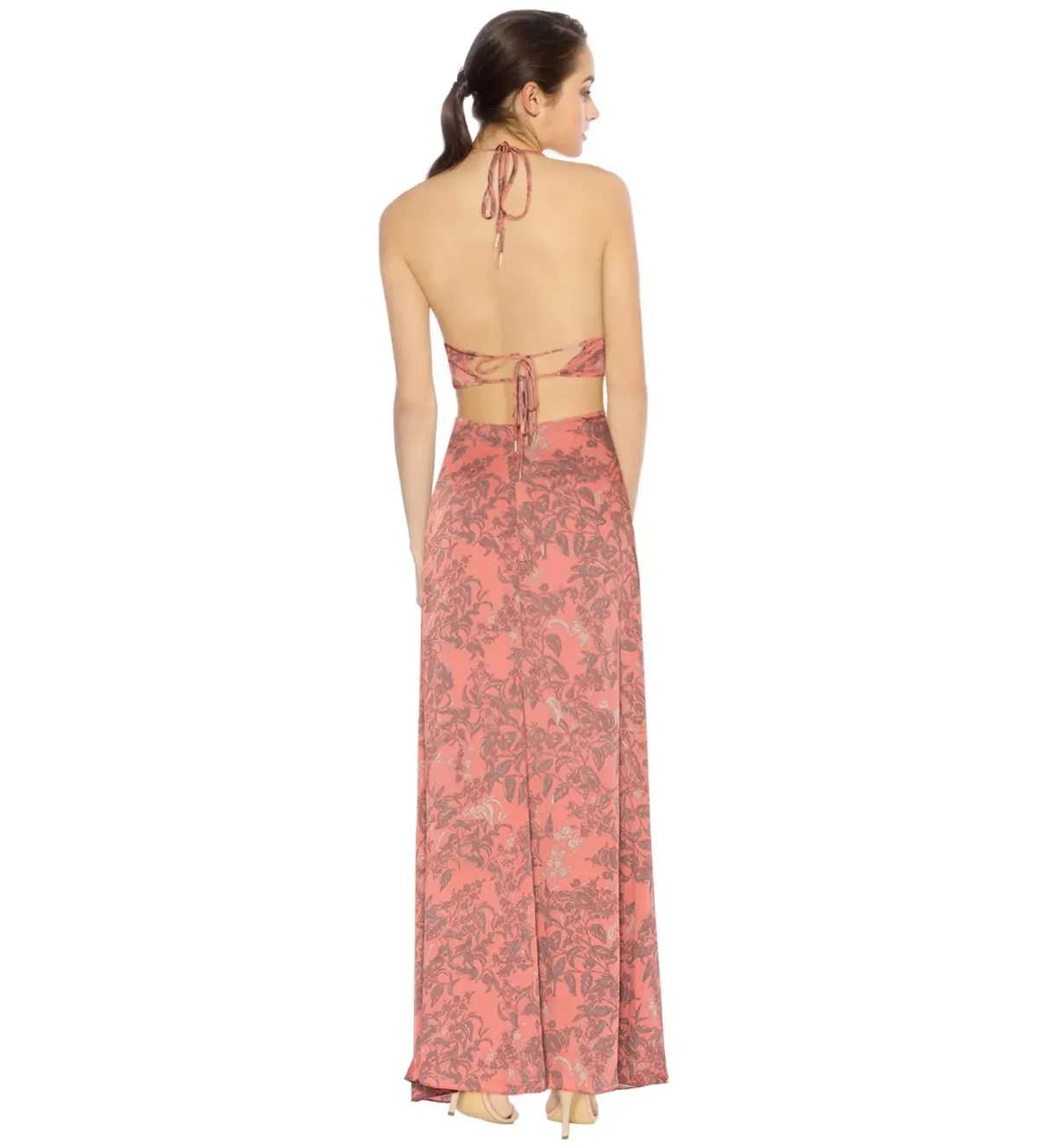 House of Harlow Zoe Halter Dress Pink Size 8  - Image 2
