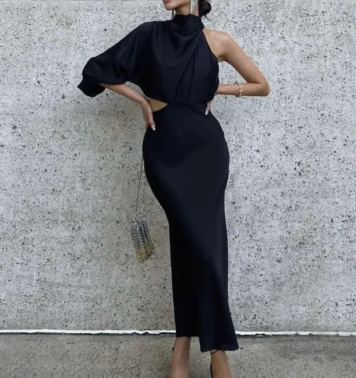 Sheike Olivia Maxi Dress Black Size 14 - Image 3