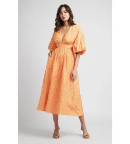 Sheike Estate Dress Tangerine Size AU 12 for rent on The Volte - image 1