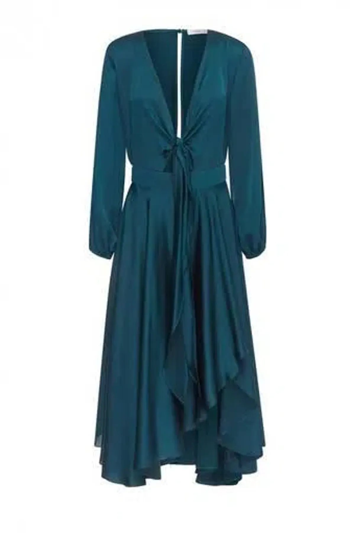 Sheike Fanciful Dress Peacock Size 14 - Image 4